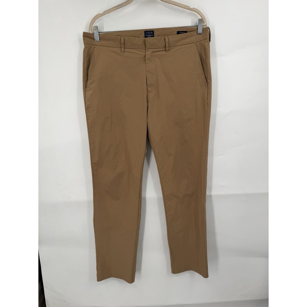 J. Crew Thompson Flex Mens Tapered Chino Pants Size 33/32 Preppy Old Money Basic